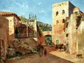 street scene near antibes